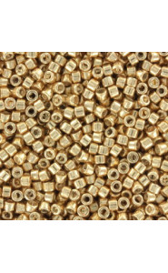 Miyuki delica Beads 11/0 - Galvanized Champagne DB-433